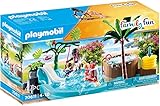 PLAYMOBIL Family Fun 70611 Kinderbecken mit Whirlpool, Zum Bespielen mit...