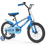 VEVOR Kinderfahrrad, 16 Zoll BMX-Stil-Fahrrad mit Stützrädern, empfohlene...