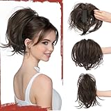 Sofeiyan Zopf Haarteil mit Klammer,Kurze Pferdeschwanz Haarverlängerung...