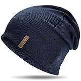 HAMUNI Mütze Damen - Dünne Slouch Beanie Mütze Herren - Leicht Weich...