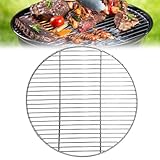 Edelstahl Grillrost Rund 30cm/38cm/43cm/48CM/53CM/58CM, BBQ Grillgitter...