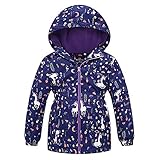 SXSHUN Kinder Mädchen Softshell Jacke mit Fleecefütterung Übergangsjacke...