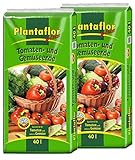 Plantaflor Plus Tomatenerde Gemüseerde Gewächshaus Erde 80 Liter (2X 40...