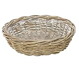 Dehner Rattan Pflanzschale, Ø 41 cm, Höhe 12 cm, Rattangeflecht,...