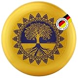 eurodisc 175g Gold Profi Ultimate Frisbee Scheibe - Über 100m stabile...