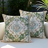 Vorysum Outdoor Kissen Wetterfest 40x40 cm Boho Dekokissen Kissenbezüge...