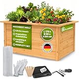 TTL GARDEN Lärchen-Hochbeet LARENA L 170x90x84cm - Garten Hochbeet aus...
