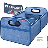 HELDENWERK Kofferraumtasche faltbar mit Anti-Rutsch-Klett -...