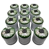 NOLA 450g Gaskartusche mit Schraubventil – Propan-/Butan Gas Kartusche...