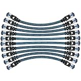 CABNEER 10 Stück 10x 0,25m LAN Kabel Netzwerkkabel CAT8 Ethernet Kabel,...