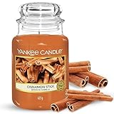 Yankee Candle Duftkerze im Glas (groß) – Cinnamon Stick – Kerze mit...