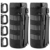MUCHER 2 Pack Taktisch Flaschenhalter Molle Flaschen Halter Haltbares...