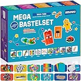 Smowo® Mega Bastelset Starterset - Bastelbox Mix - mit kreativen...