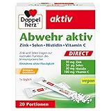 Doppelherz Abwehr aktiv DIRECT - mit Zink, Selen & Vitamin C zur...