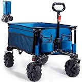 TIMBER RIDGE XXL Bollerwagen Faltbar Breite Reifen Strandwagen mit...