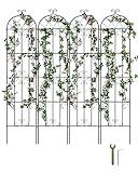 VEVOR Rankhilfe für Kletterpflanzen, 51x220 cm, 4er-Set rostfreies...