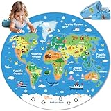 72-teiliges Rundpuzzle für Kinder im Alter von 4–6 Jahren, Dinosaurier...