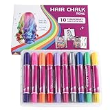 Hogvinnatil Haarkreide, Set mit 10 Farben zum Färben von Haaren, waschbar,...