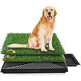Sailnovo Hundeklo Hundetoilette Welpentoilette mit Kunstrasen, 63x50cm...