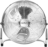 OZAVO Standventilator, Windmaschine ⌀55 cm mit 3 Laufgeschwindigkeiten,...