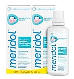 meridol Mundspülung 2x400ml - antibakterieller Effekt für gesunde Zähne...