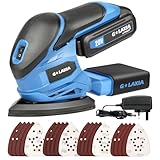 G LAXIA Akku-Multischleifer 20V Li mit Staubsammelbeutel, 20 Blatt...