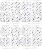 16 TENS EMS Elektroden Pads 5x5 cm, wiederverwendbare Klebeelektroden für...