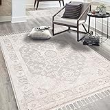 carpet city Teppich Wohnzimmer Boho-Stil Creme - 80x150 cm - Ornamente,...