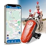 Fahrrad GPS Tracker Bike Locator 1800mAh Wasserdicht SOS Überdrehzahl...