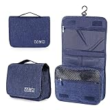 AiQInu Kulturbeutel zum Aufhängen, Kulturtasche Unisex Faltbare...