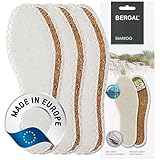 BERGAL BAMBOO 3 Paar luftige Frotteesohlen für hohe Feuchtigkeitsaufnahme,...