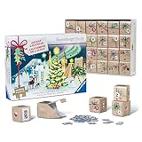 Ravensburger Puzzle-Adventskalender 12004246-24 Weihnachtspuzzle mit je 54...