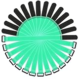 Gogogmee 25 Stück Yogamattenbänder mit Haken und Schlaufenverschluss...