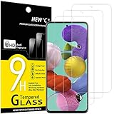 NEW'C 3 Stück, Panzer Schutz Glas für Samsung Galaxy A51, Frei von...