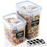 Hibisaws Vorratsdosen 2er Set mit universellen Deckeln – Passend für...