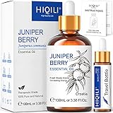 HIQILI Wacholderbeerenöl 100ml - 100% Reines Ätherisches Wacholderbeer...