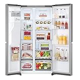 LG GSJE81PYBD Side-by-Side Kühlschrank, 628 L, mit Eis-, Crushed Ice- &...