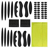 2 Sets Universal Fahrradhelm Polster Ersatz, Helmpolster Schaumstoff mit...