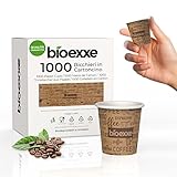 bioexxe Espresso pappbecher kaffee 75ml 1000 Stück Biologisch abbaubare...