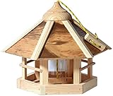 dobar® 21391e Vogelfutterhaus Camouflage Vogelfutterstation aus Holz -...