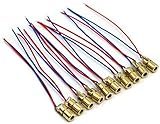 HeyNana - 10 Einheiten 5V 650nm 5mW Laserdiode Roter Farbkopf Rote...