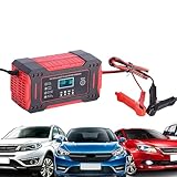 Motorrad-Ladegerät, Auto-Ladegerät, tragbares Ladegerät für Autos 12 V...