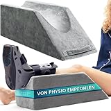 Beinkissen zum Hochlagern – Keilkissen 68x25x22 cm mit Memory-Schaum –...