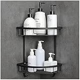 GRICOL Eck-Duschregal, ohne Bohren, Metall, zur Aufbewahrung von...