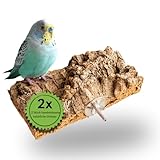 2 Stück Korksitzbretter 20 x 10cm für Kenner, handgefertigtes Zubehör...