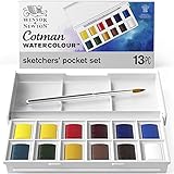 Winsor & Newton 0390640 Cotman Sketchers Pocket Box Aquarellfarbe, 12...