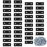 JSUOEO 40 Stück Möbelgleiter Kunststoff, 40×15×7mm Bodenabstandshalter...