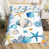 Sommerstrand-Bettwäsche-Set für Kinder, volle Größe, Seestern,...