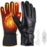 Cablelera Beheizbare Handschuhe für Herren Damen, Wiederaufladbar 3...
