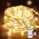LED Schlauch 20M 400 LEDs Lichterkette Außen Lichtschlauch Outdoor IP67...